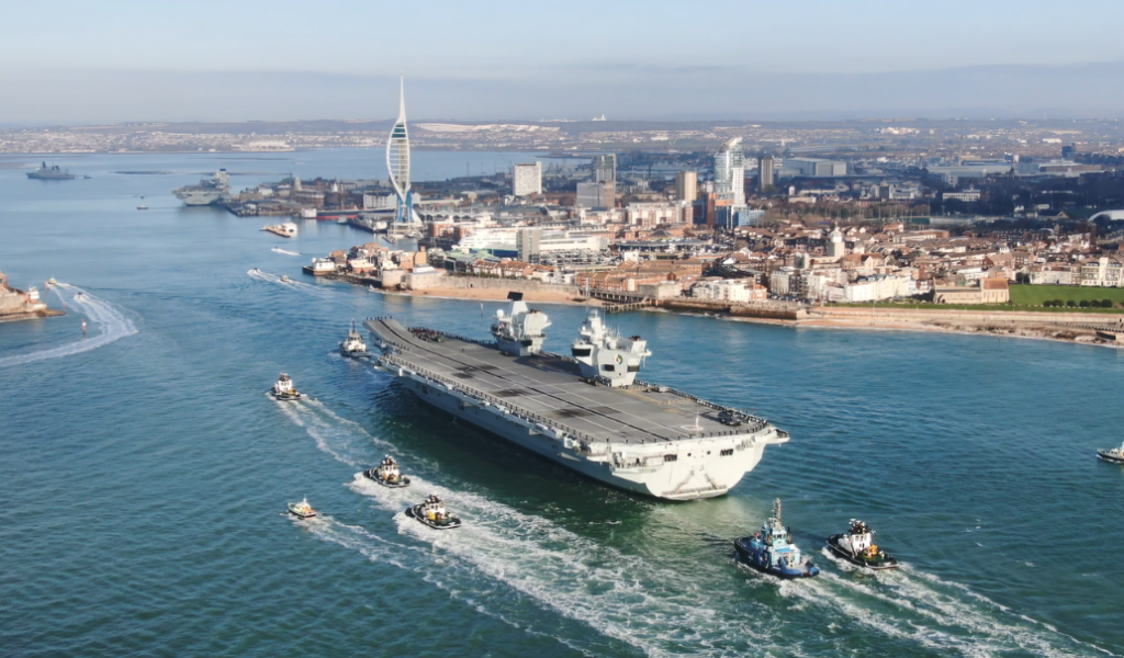 Aircraft carrier ductwork